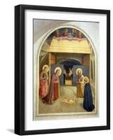 Nativity, with St. Catherine of Alexandria and St. Peter the Martyr, 1442-Fra Angelico-Framed Giclee Print