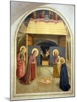Nativity, with St. Catherine of Alexandria and St. Peter the Martyr, 1442-Fra Angelico-Mounted Giclee Print
