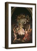 Nativity with St. Jerome-Stefano Maria Legnani-Framed Giclee Print