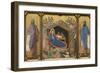 Nativity with the Prophets Isaiah and Ezekiel-Duccio di Buoninsegna-Framed Giclee Print