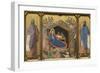 Nativity with the Prophets Isaiah and Ezekiel-Duccio di Buoninsegna-Framed Premium Giclee Print