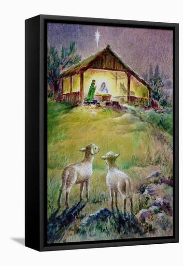 Nativity-Stanley Cooke-Framed Stretched Canvas