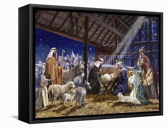 Nativity-The Macneil Studio-Framed Stretched Canvas