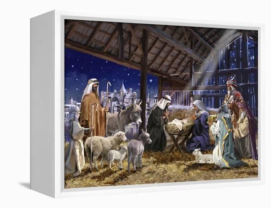 Nativity-The Macneil Studio-Framed Stretched Canvas