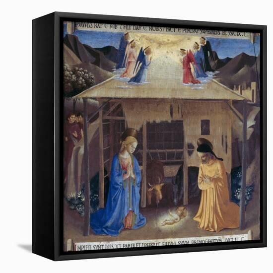 Nativity-Fra Angelico-Framed Stretched Canvas
