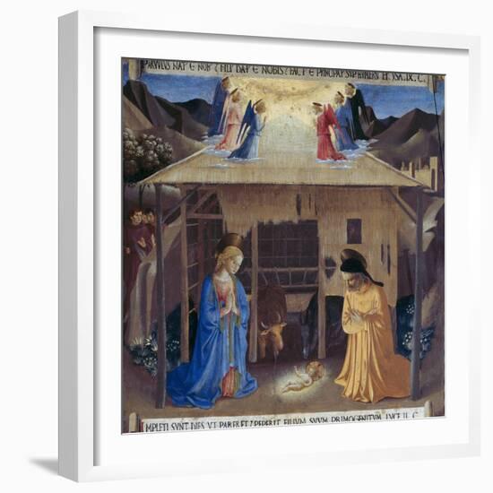 Nativity-Fra Angelico-Framed Giclee Print