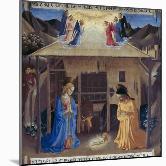 Nativity-Fra Angelico-Mounted Giclee Print