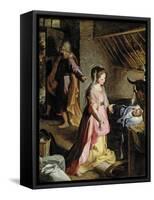 Nativity-Federigo Barocci-Framed Stretched Canvas