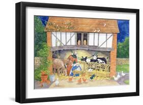 Nativity-Linda Benton-Framed Giclee Print