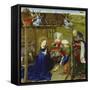 Nativity-Jacques Daret-Framed Stretched Canvas