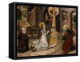 Nativity-Rudolf Stahel-Framed Stretched Canvas