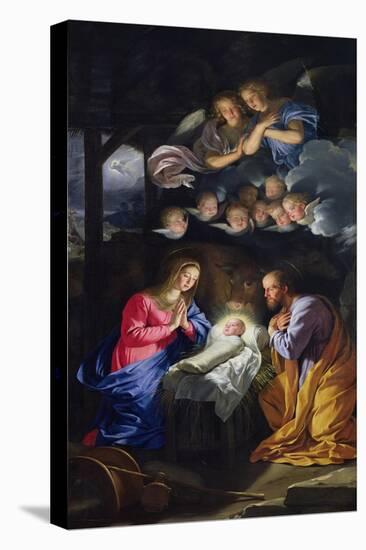 Nativity-Philippe De Champaigne-Stretched Canvas