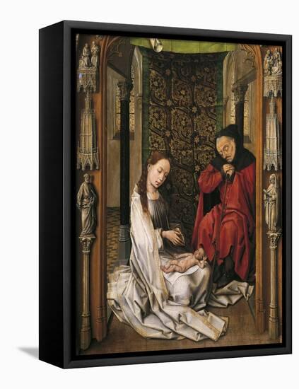 Nativity-Rogier van der Weyden-Framed Stretched Canvas