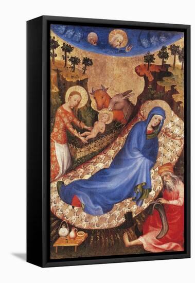 Nativity-Melchior Broederlam-Framed Stretched Canvas