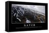 Natur: Motivationsposter Mit Inspirierendem Zitat-null-Framed Stretched Canvas