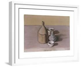 Natura Morta 1956-Giorgio Morandi-Framed Art Print