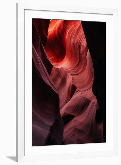 Natural Abstract, Antelope Canyon, Navajo Reservation, Arizona-Vincent James-Framed Premium Photographic Print