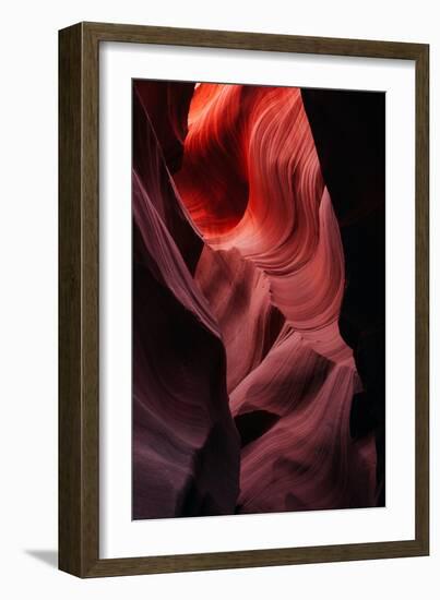 Natural Abstract, Antelope Canyon, Navajo Reservation, Arizona-Vincent James-Framed Photographic Print