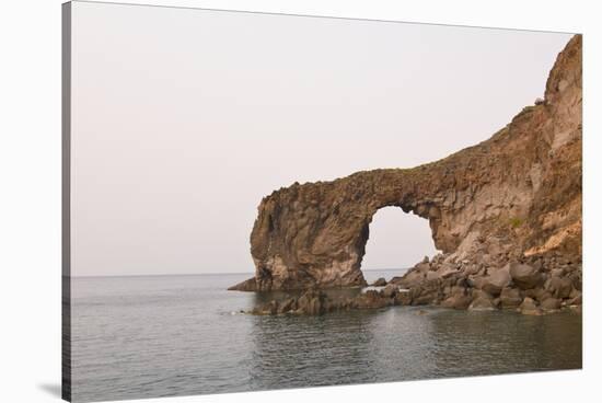 Natural Arch at Pollara, Sicily, Italy-Guido Cozzi-Stretched Canvas