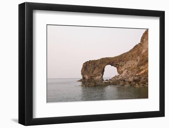 Natural Arch at Pollara, Sicily, Italy-Guido Cozzi-Framed Photographic Print