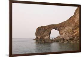 Natural Arch at Pollara, Sicily, Italy-Guido Cozzi-Framed Photographic Print