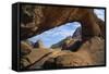 Natural Arch at Spitzkoppe, Namibia, Africa-Geoff Renner-Framed Stretched Canvas
