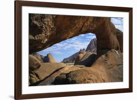 Natural Arch at Spitzkoppe, Namibia, Africa-Geoff Renner-Framed Photographic Print