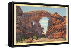 Natural Arch, Moab, Utah-null-Framed Stretched Canvas