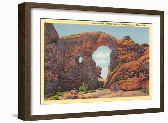 Natural Arch, Moab, Utah-null-Framed Art Print