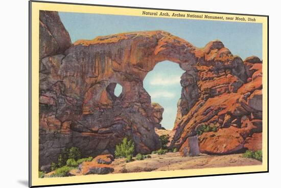 Natural Arch, Moab, Utah-null-Mounted Art Print