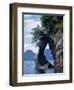 Natural Arch on Edge of Threehole Bay, Kenai Fjords, Aialik Peninsula, Alaska, USA-Waltham Tony-Framed Photographic Print