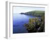 Natural Arch on the East Coast, Fair Isle, Shetland Islands, Scotland, United Kingdom, Europe-Patrick Dieudonne-Framed Photographic Print