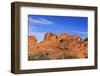 Natural Arch, Valley of Fire State Park, Overton, Nevada, United States of America, North America-Richard Cummins-Framed Photographic Print