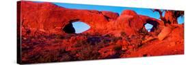 Natural arches at Arches National Park, Moab, Utah, USA-null-Stretched Canvas
