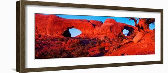 Natural arches at Arches National Park, Moab, Utah, USA-null-Framed Photographic Print