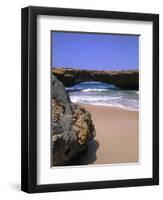 Natural Beach Bridge, Aruba, Caribbean-Bill Bachmann-Framed Photographic Print