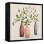 Natural Bouquet I Gray-Julia Purinton-Framed Stretched Canvas