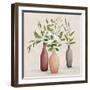 Natural Bouquet I Gray-Julia Purinton-Framed Art Print