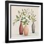 Natural Bouquet I Gray-Julia Purinton-Framed Art Print