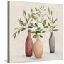 Natural Bouquet I Gray-Julia Purinton-Stretched Canvas