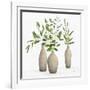 Natural Bouquet I White-Julia Purinton-Framed Art Print