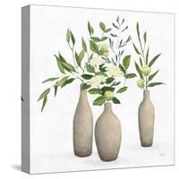 Natural Bouquet I White-Julia Purinton-Stretched Canvas