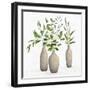 Natural Bouquet I White-Julia Purinton-Framed Art Print