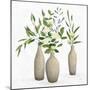 Natural Bouquet I White-Julia Purinton-Mounted Art Print