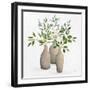 Natural Bouquet II White-Julia Purinton-Framed Art Print