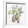 Natural Bouquet II White-Julia Purinton-Framed Art Print