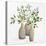 Natural Bouquet II White-Julia Purinton-Stretched Canvas