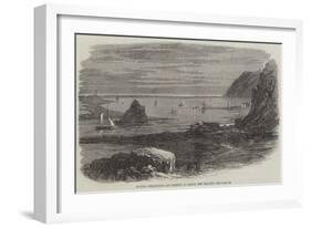 Natural Breakwater and Harbour at Nelson, New Zealand-null-Framed Giclee Print