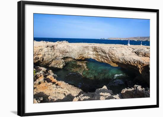 Natural Bridge, Aruba, ABC Islands, Netherland Antilles, Caribbean, Central America-Michael Runkel-Framed Photographic Print