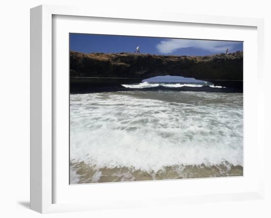 Natural Bridge, Aruba, Antilles, Central America-Ken Gillham-Framed Photographic Print